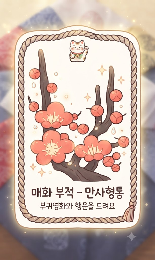 이월 매화 부적
