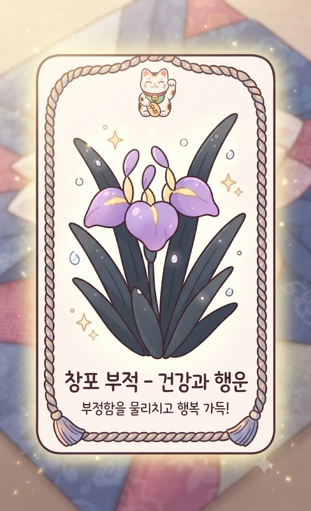 오월 창포 부적
